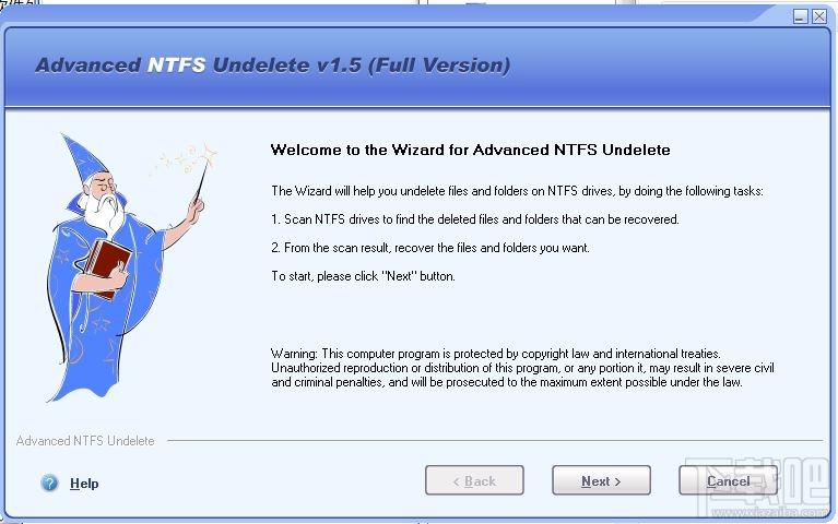 Advanced NTFS Undelete,Advanced NTFS Undelete下载,Advanced NTFS Undelete官方下载