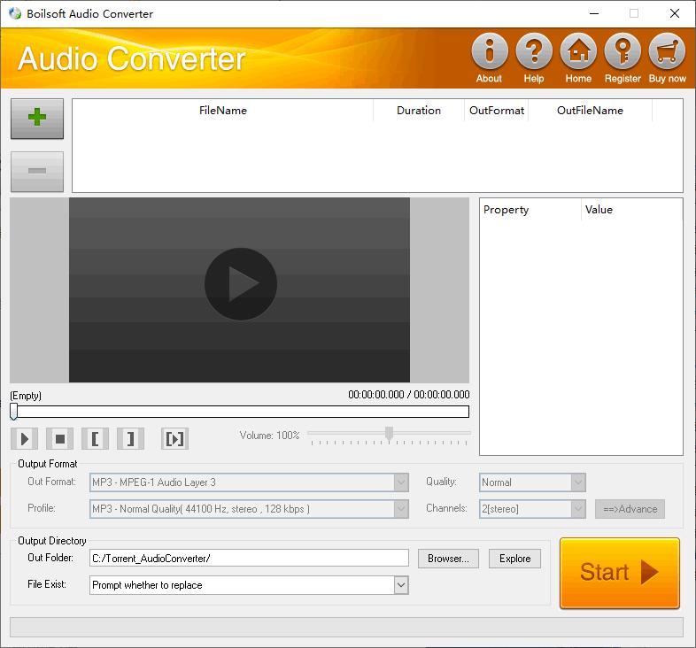 Boilsoft Audio Converter下载,mp3音频转换