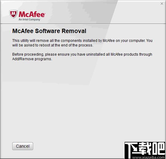 McAfee,ConsumerProduct,软件卸载,卸载清理